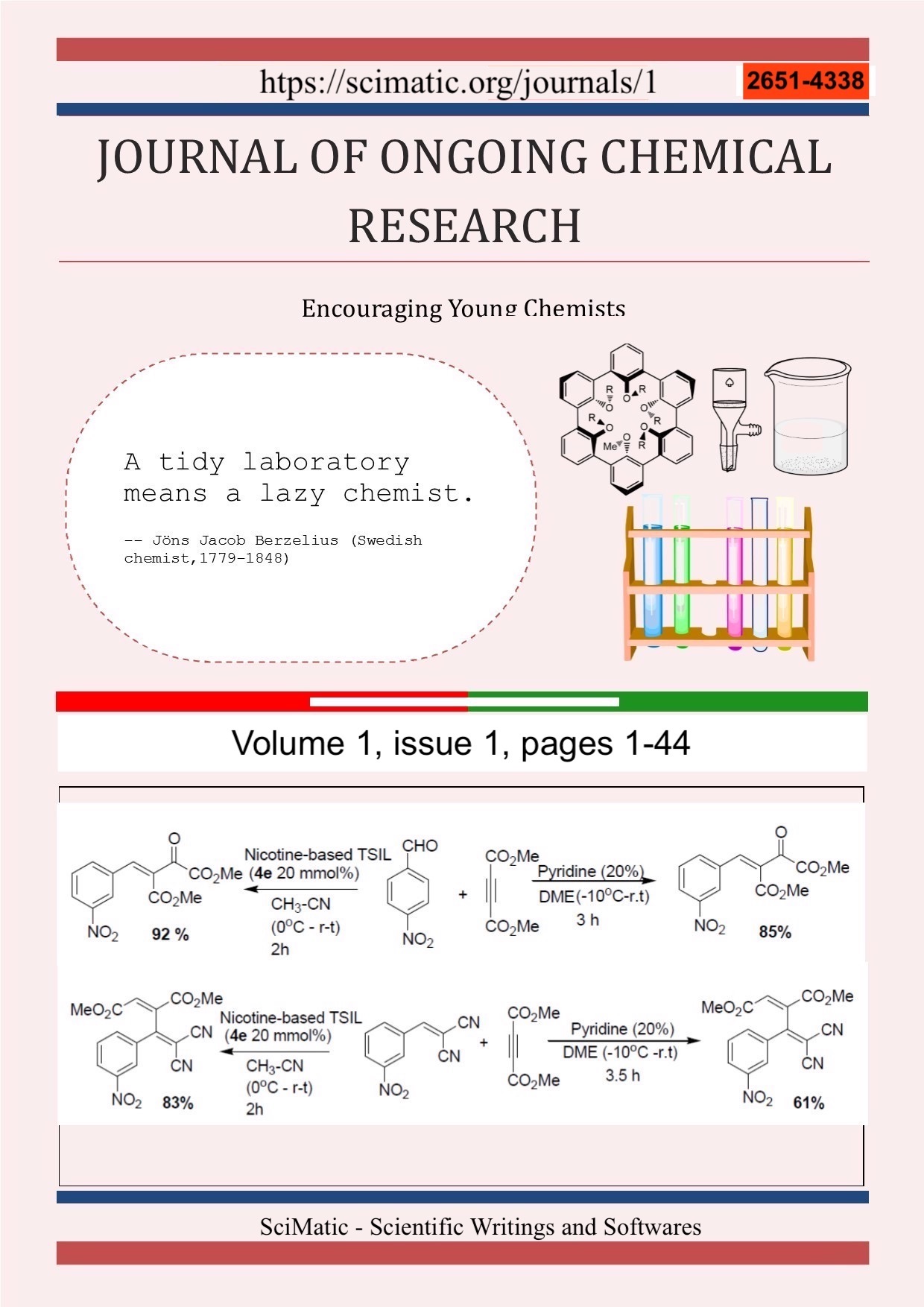 Journal of Ongoing Chemical Research